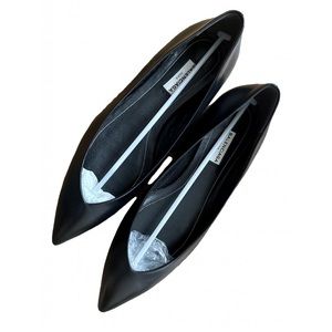 Balenciaga Leather Ballet Flat Shoes 🖤